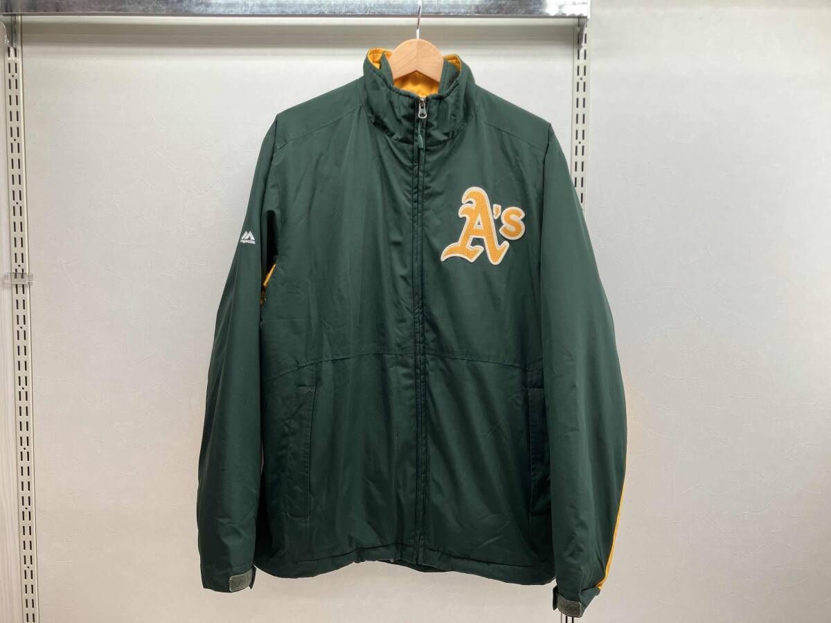 MLB オークランドアスレチックス G-III ナイロンジャケット MLB アスレチックス ナイロンジャケット MLB オークランド