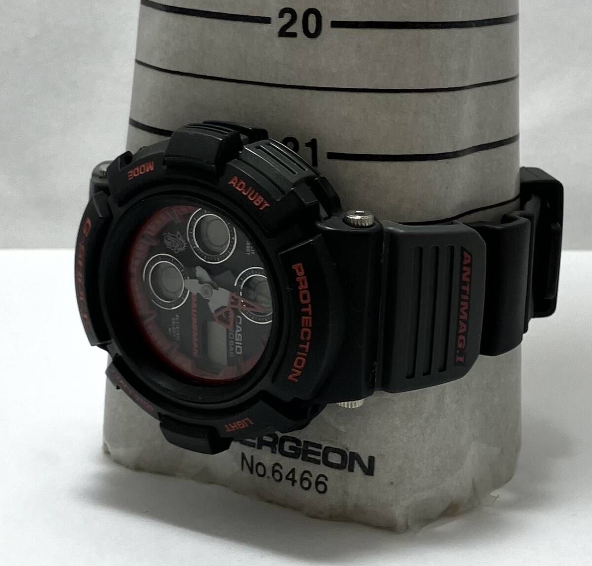 ジャンク 【ジャンク出品】CASIO GAUSSMAN AW-571E-4A1T クォーツ 動作