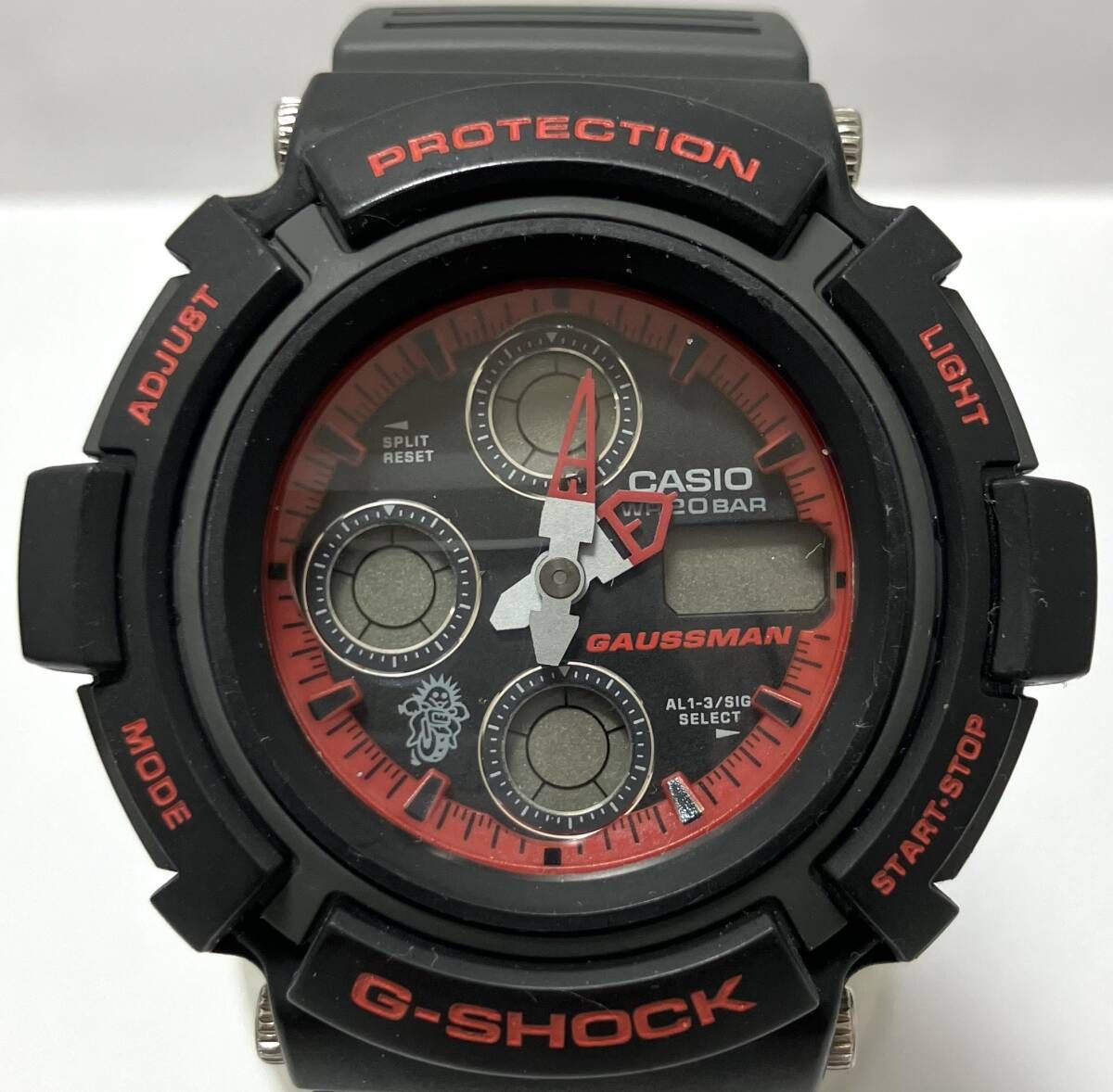 ジャンク 【ジャンク出品】CASIO GAUSSMAN AW-571E-4A1T クォーツ 動作