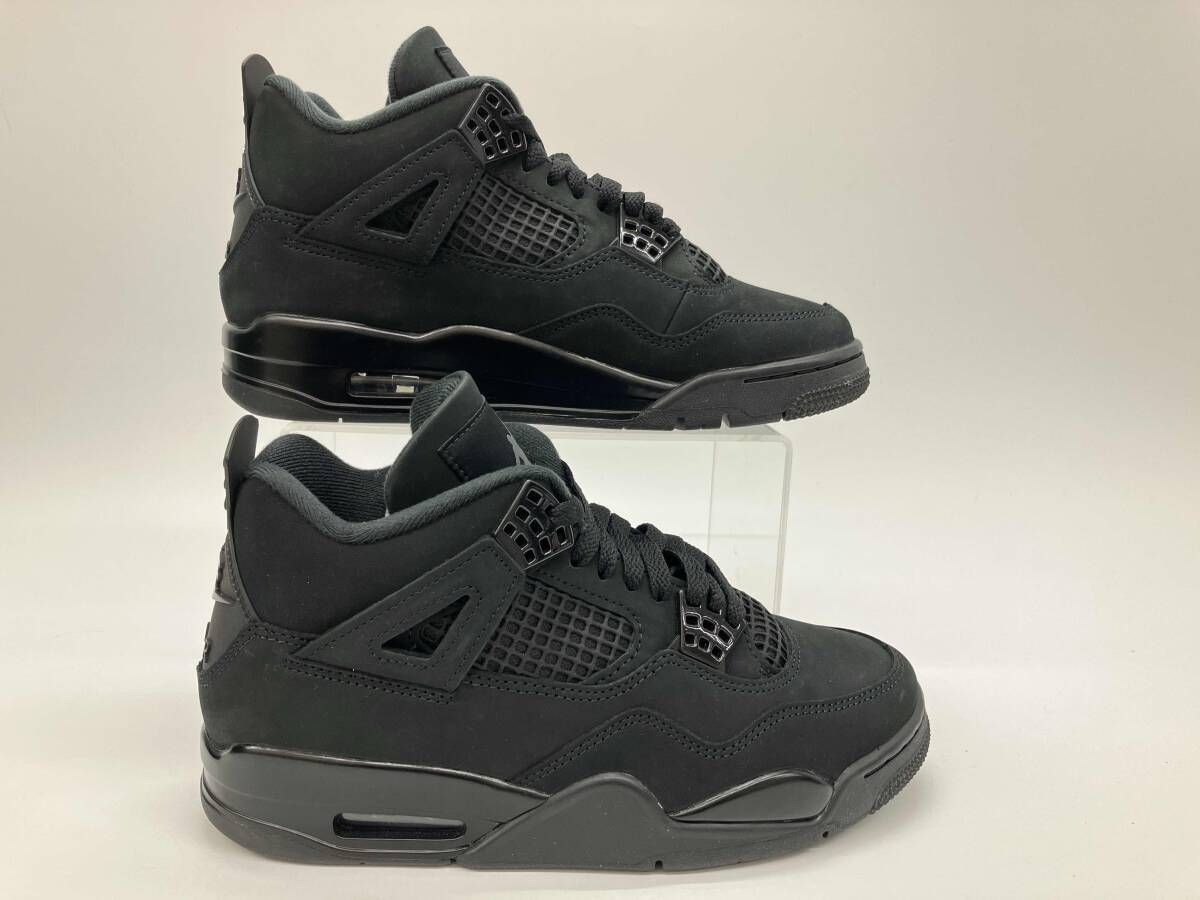 鑑定済】NIKE AIR JORDAN 4 RETRO FV5029 010 Black Cat ナイキ エア 
