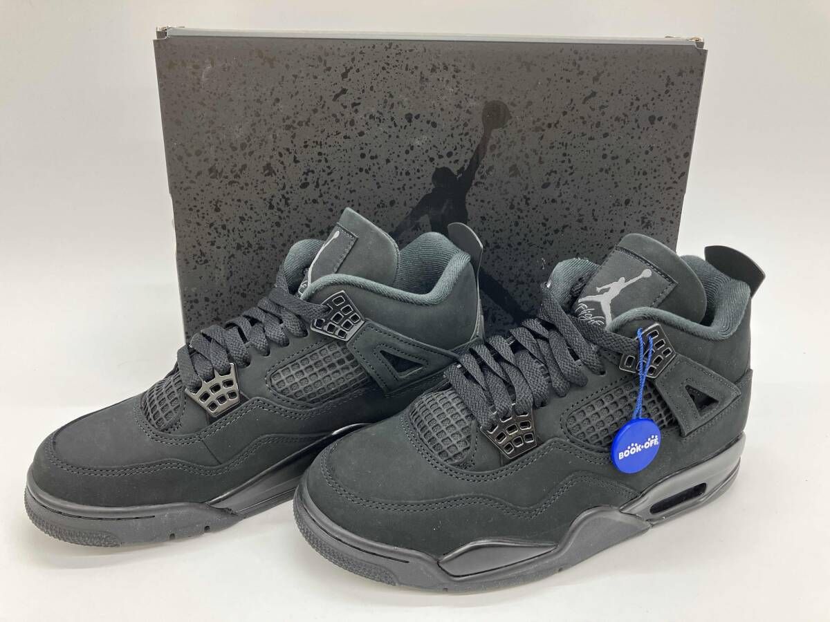 鑑定済】NIKE AIR JORDAN 4 RETRO FV5029 010 Black Cat ナイキ エア 
