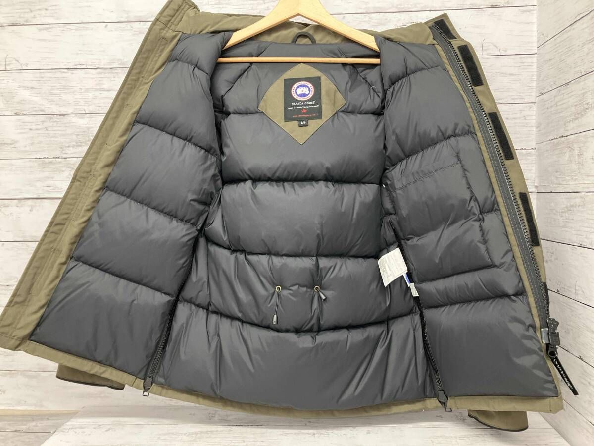 CANADA GOOSE/ダウンジャケット/4075JM/カムループス/カーキ/Sサイズ 