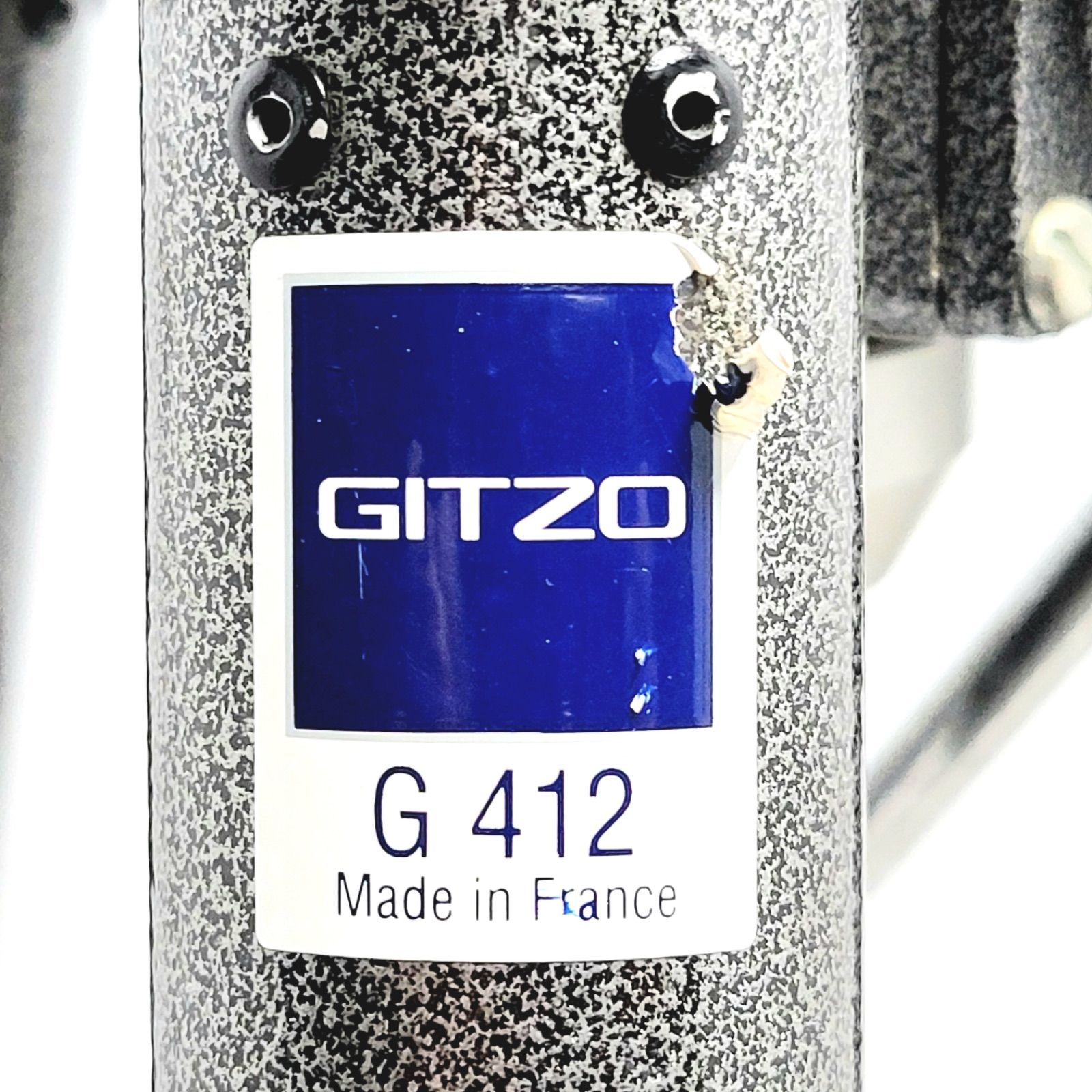 中古美品】gitzo ジッツォ g412 三段三脚+雲台g1570 中古美品】gitzo