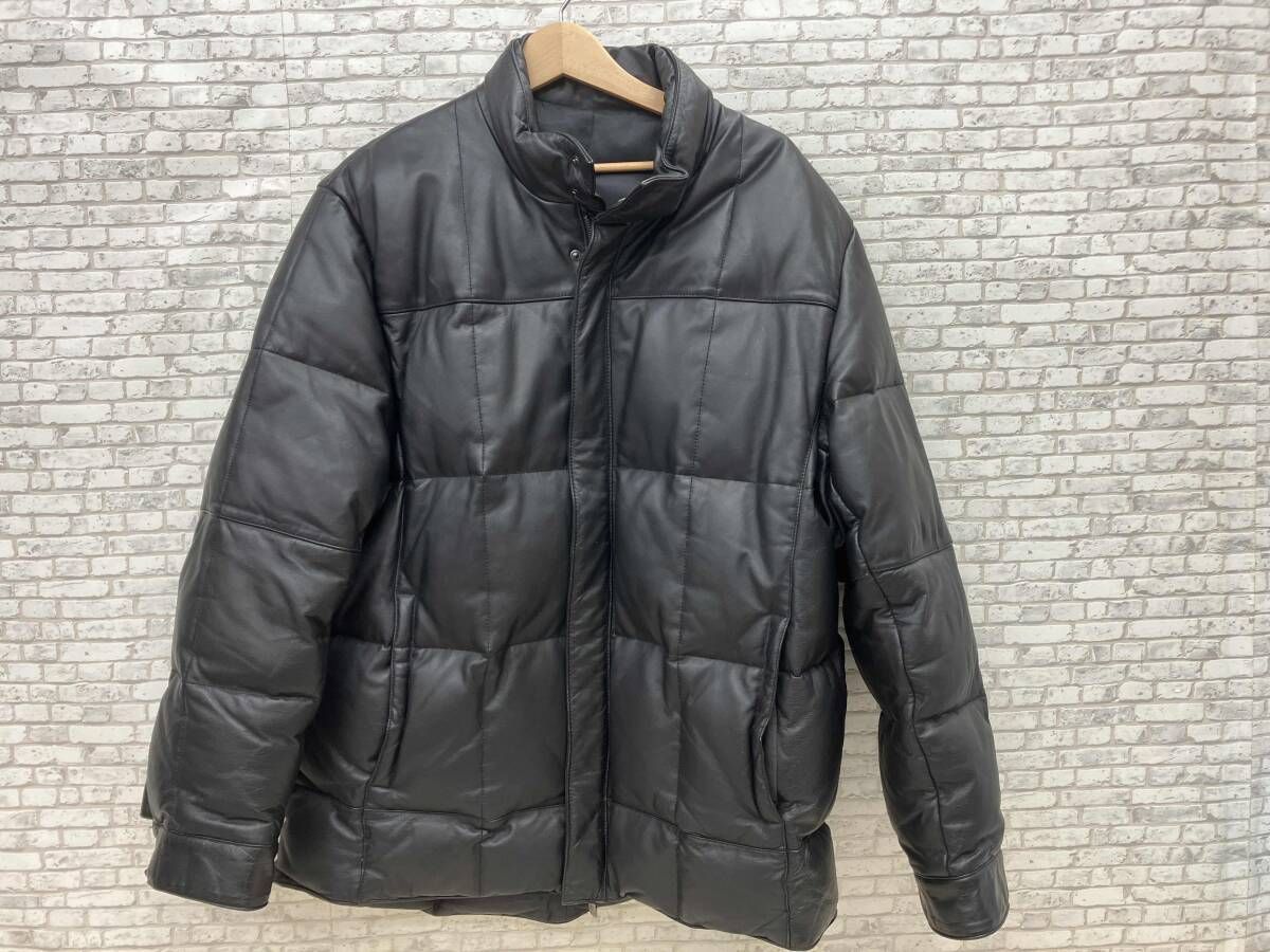 COMME CA DU MODE コムサデモード メンズ ダウンジャケット レザー