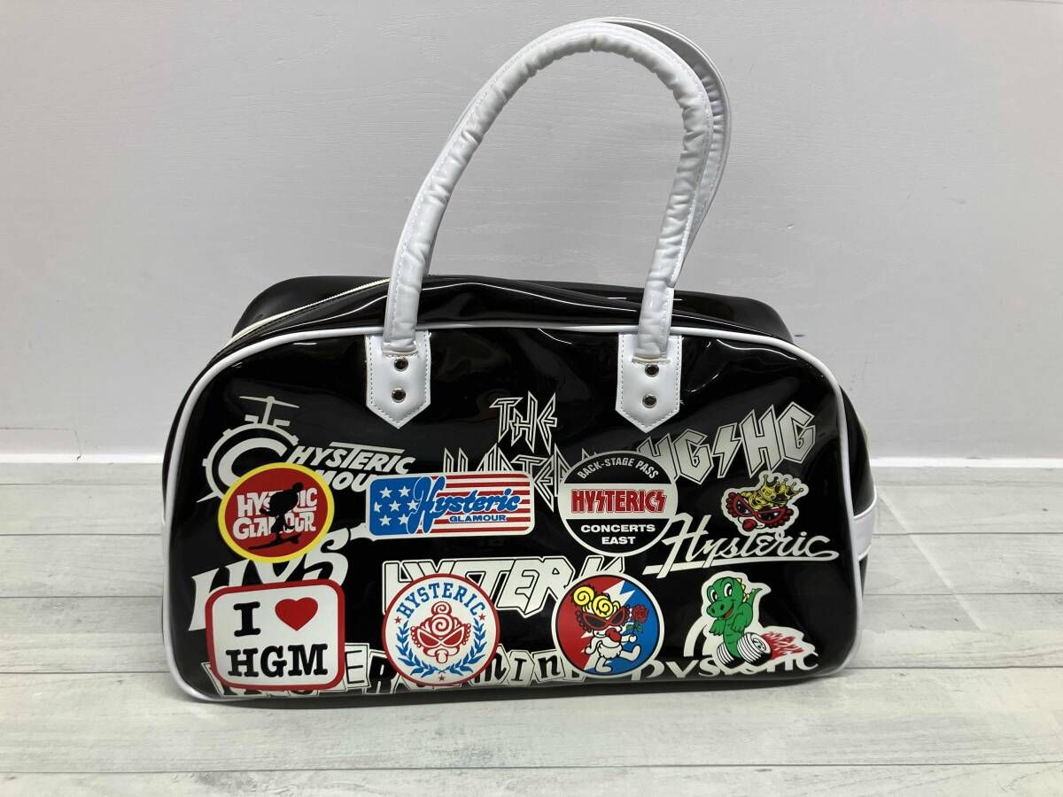 HYSTERIC GLAMOUR ヒステリックグラマー ボストンバッグ エナメル 