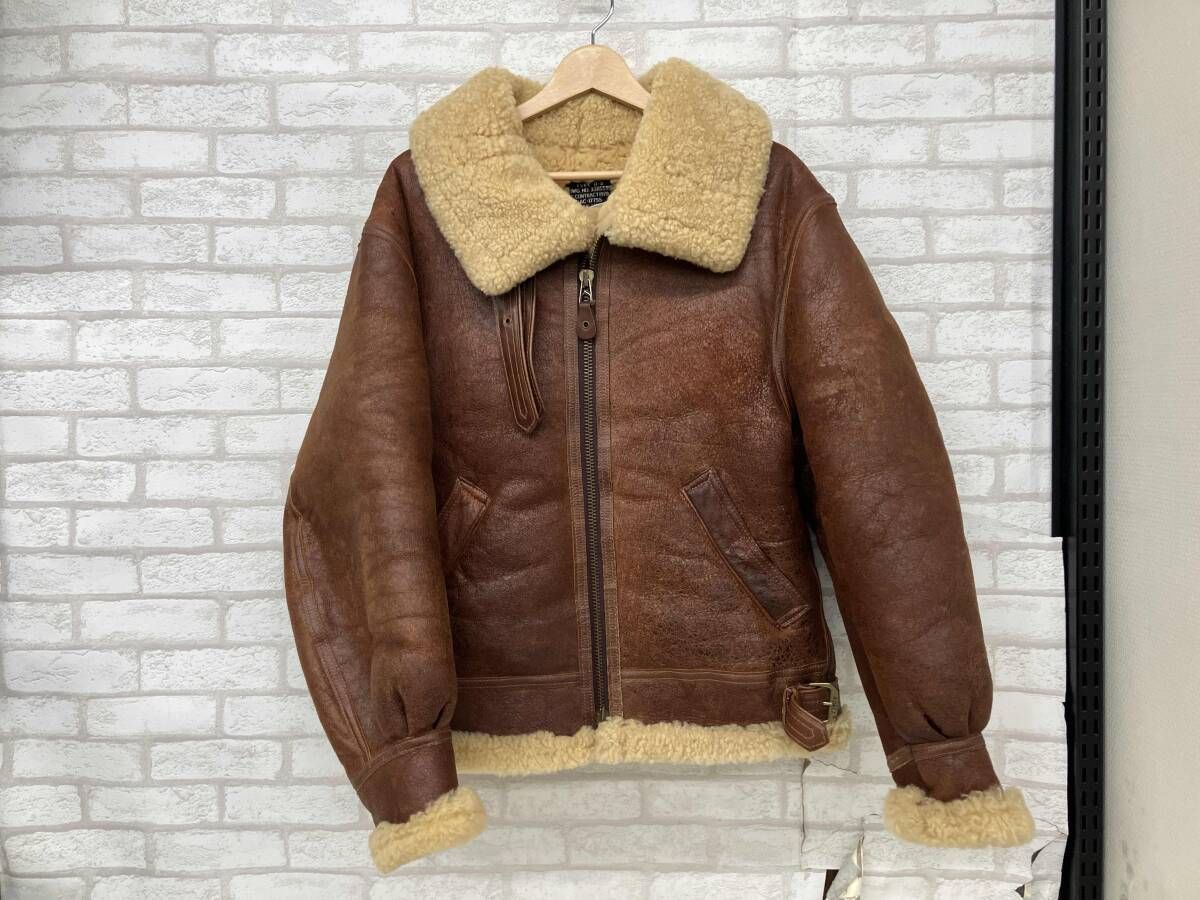 AVIREX アヴィレックス フライトジャケット メンズ ブラウン size36 B
