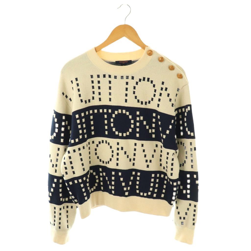 Louis Vuitton シグネチャーニットプルオーバー XS ルイヴィトン LOUIS VUITTON シグネチャーチャンキーストライププル