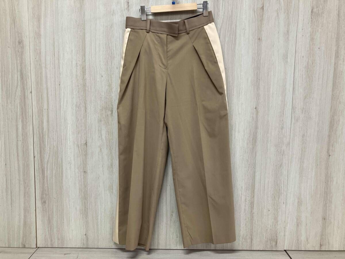sacai サカイ 20-04824 Suiting Wide Pants ワイドパンツ ジッパー sacai サカイ 20-04824 Suiting Wide Pants ワイドパンツ ジッパー