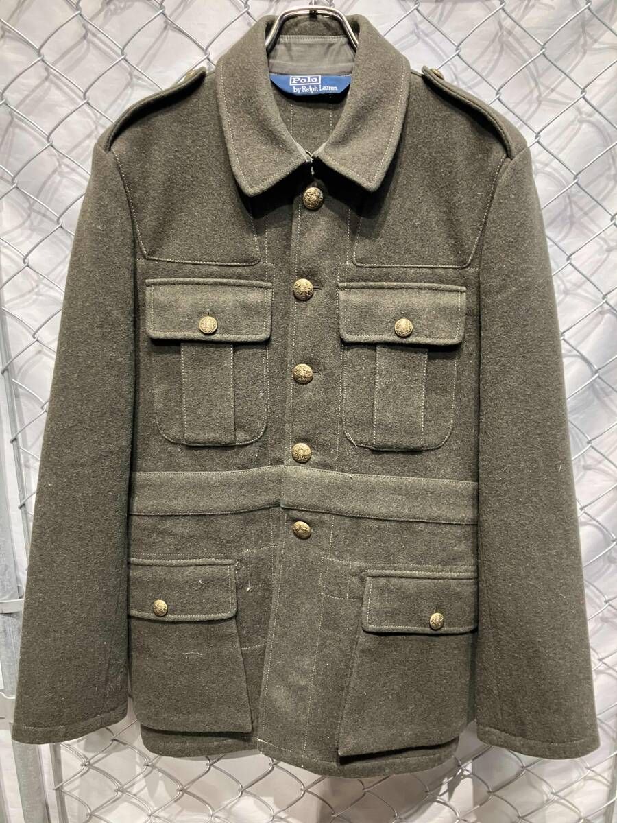 POLO RALPH LAUREN ミリタリージャケット size L モスグリーン ポロ 