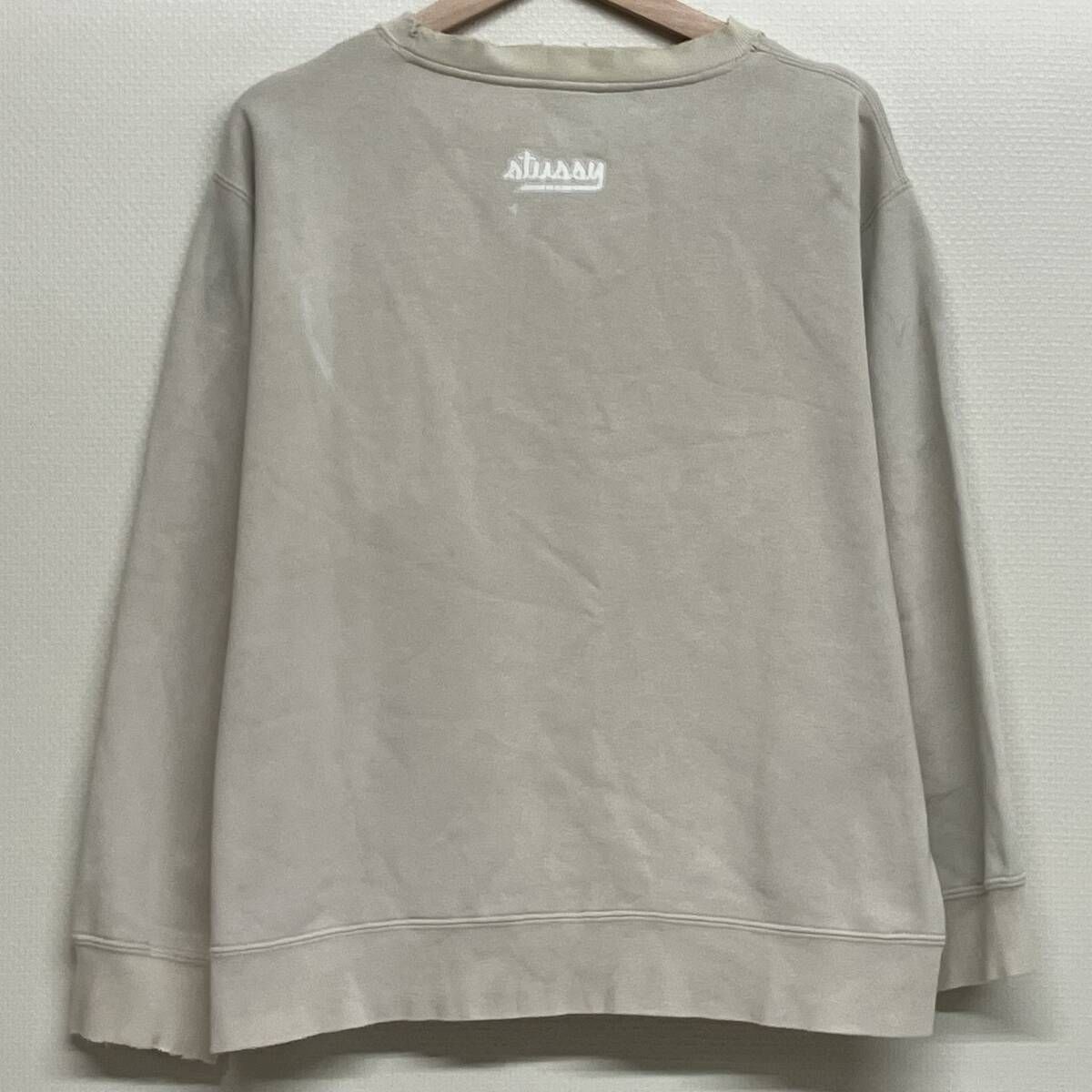 Stussy OLD Stussy BIG LOGO SWEATSHIRT WHITE ステューシー オールド 