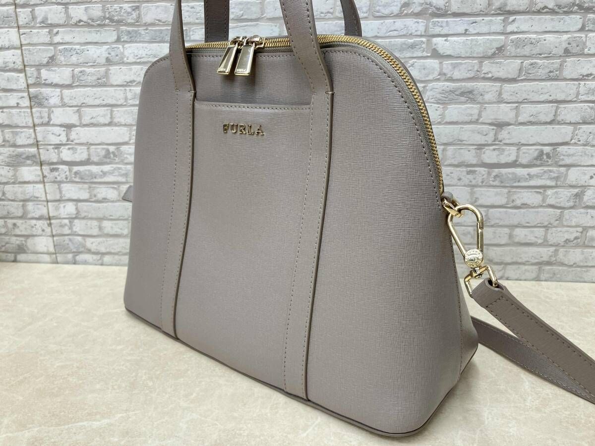 FURLA フルラ 2WAYハンドバッグ ショルダーバッグ 98551 グレージュ 