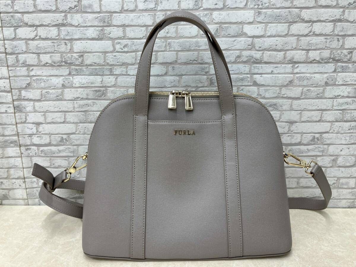 FURLA フルラ 2WAYハンドバッグ ショルダーバッグ 98551 グレージュ