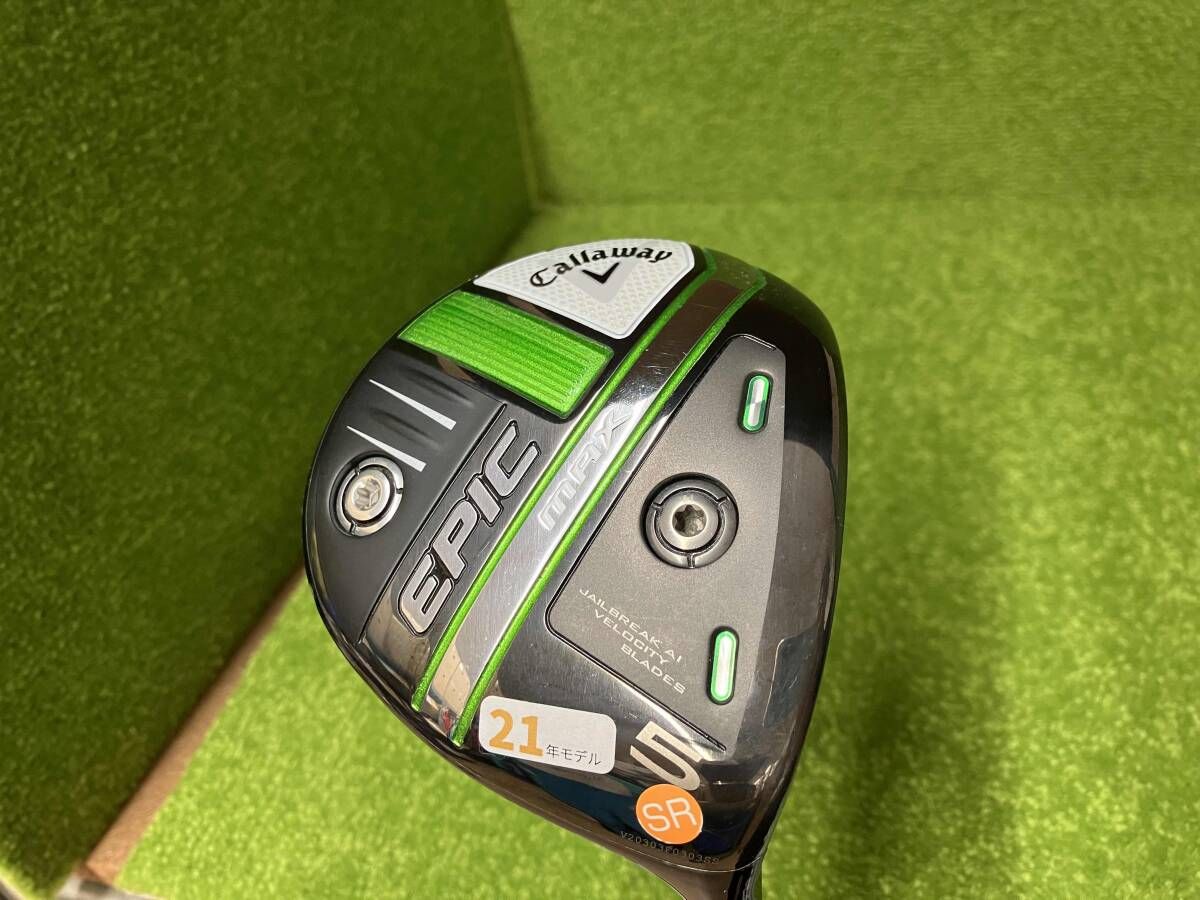 現状品 Callaway EPIC MAX フェアウェイ5W フレックスSR Diamana 40SR
