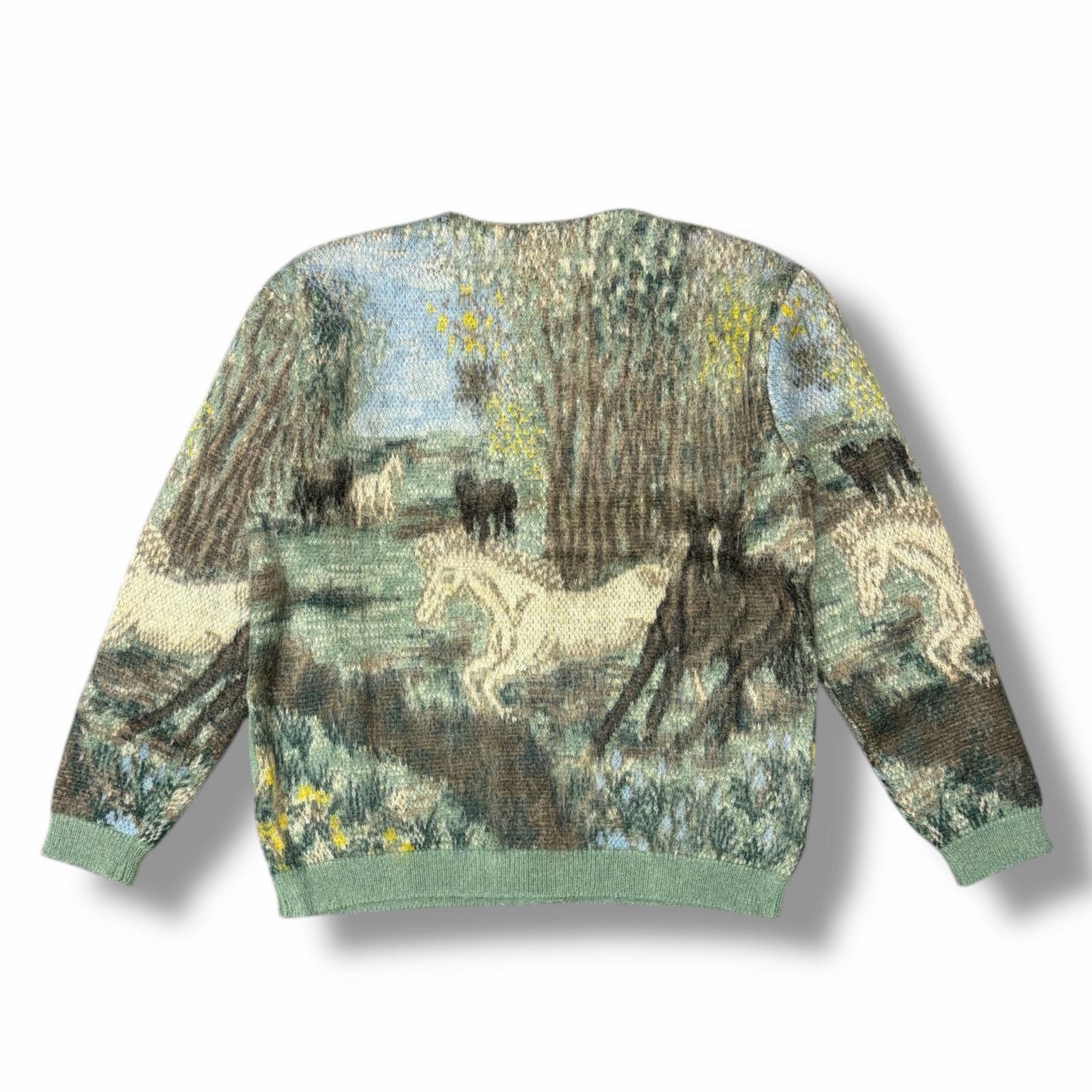 参考上代82500円 未使用 YOKE × KEITA MARUYAMA 25SS Horse Jaqucard