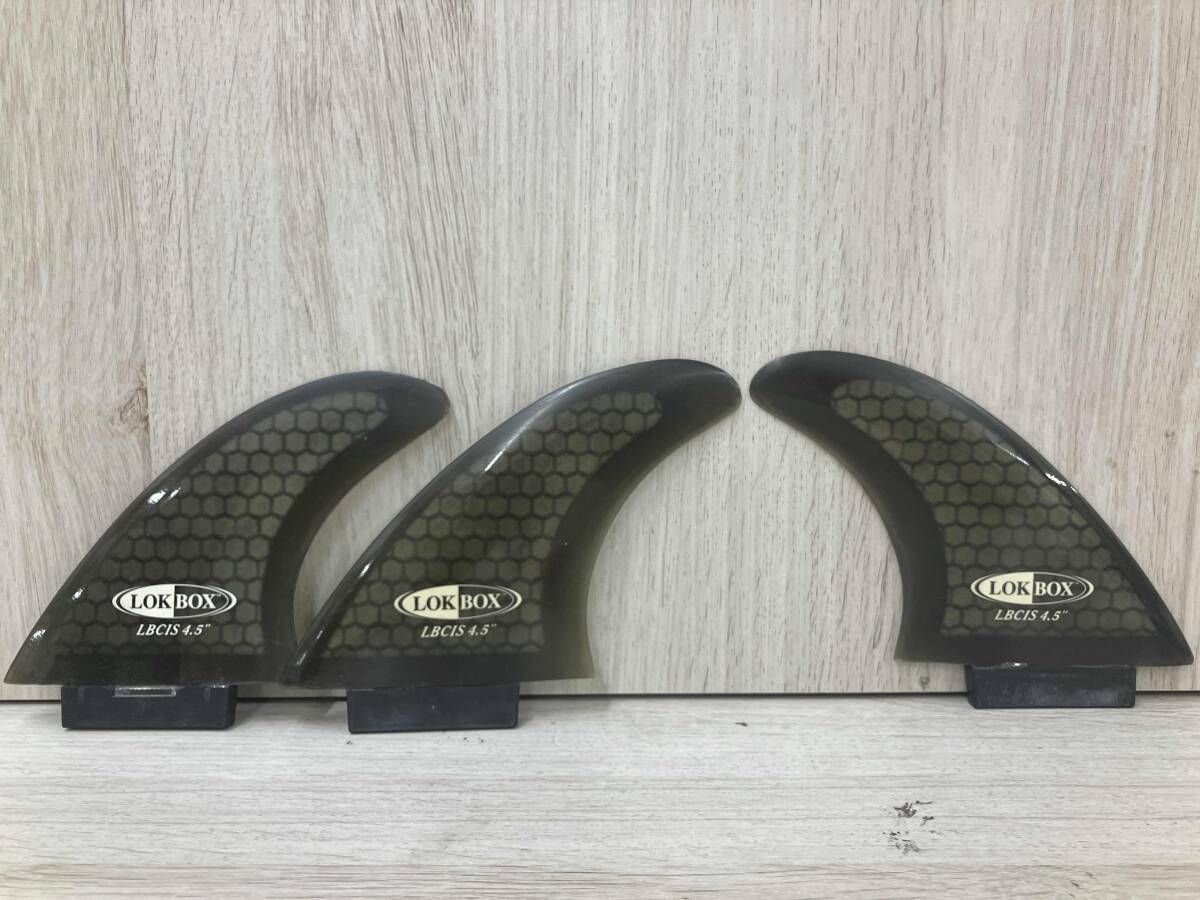 サーフボードフィン LOK BOX LBCIS 4.5 トライフィン