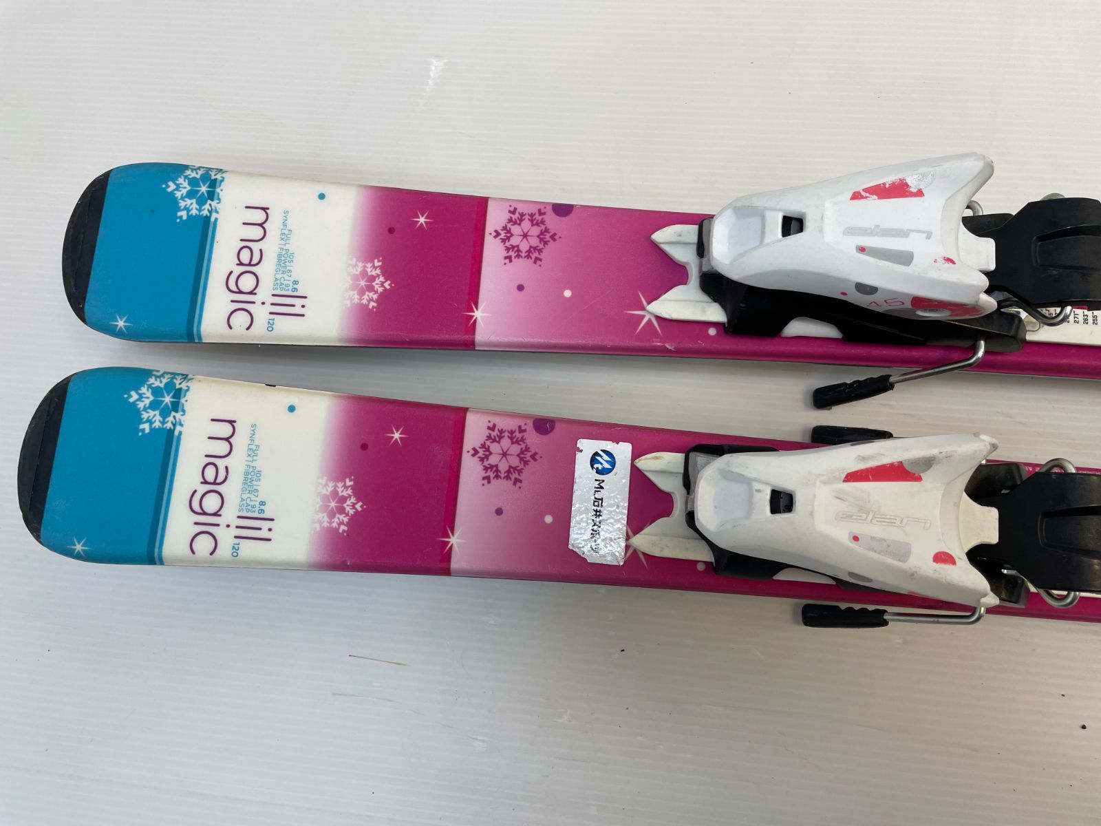 ◇メンテ済◇ Jr スキー ELAN lil magic 120 cm ジュニア 子供 向