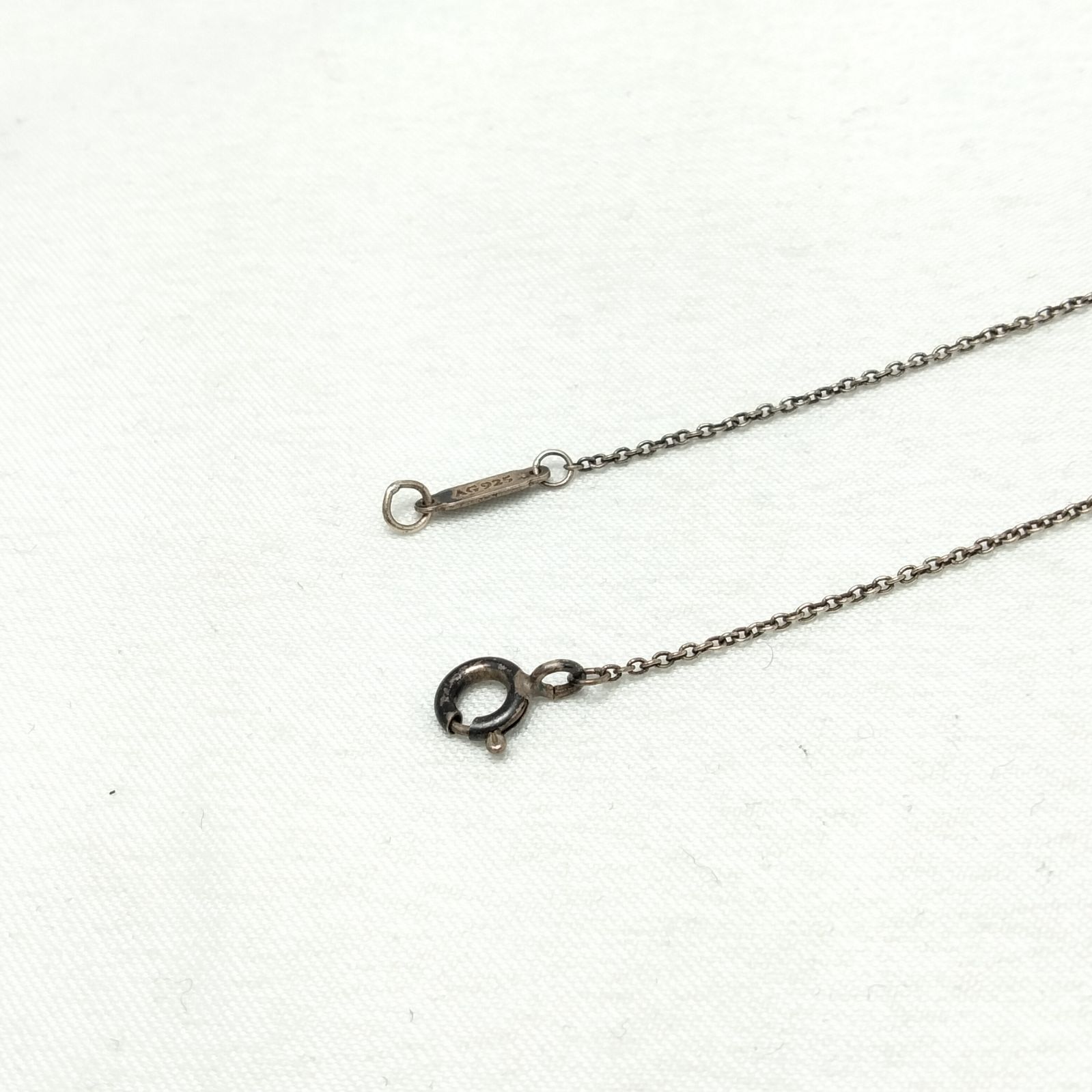 Tiffanyネックレスインターロッキングサークルシルバー925メタル5.2g Tiffanyネックレスインターロッキングサークルシルバー925メタル5.2g