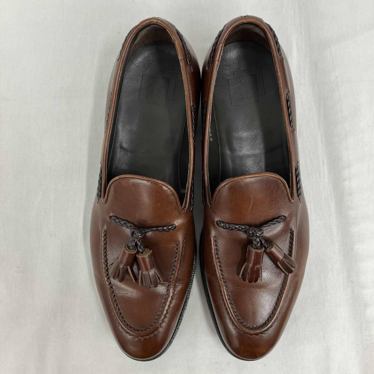 三陽山長/サンヨウヤマチョウ/タッセルローファー/ブラウン/25