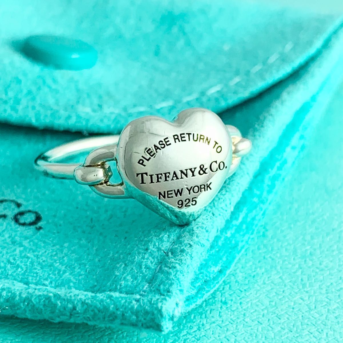 ティファニー 現行 16.5号 リターントゥ フルハート リング P68e