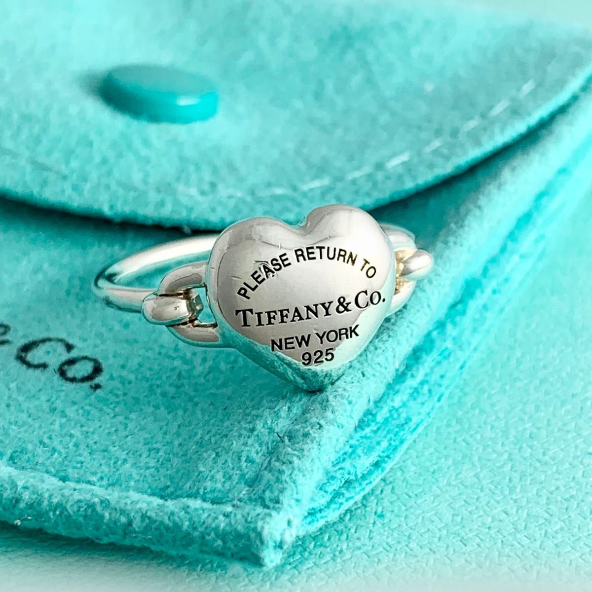 ティファニー 現行 16.5号 リターントゥ フルハート リング P68e