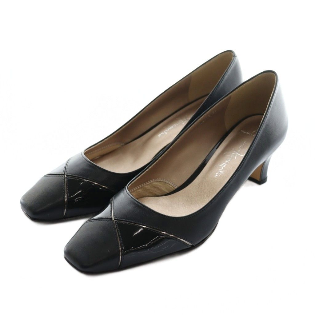 銀座かねまつ GINZA Kanematsu WOMAN&MYSELF パンプス レザー 23.0cm