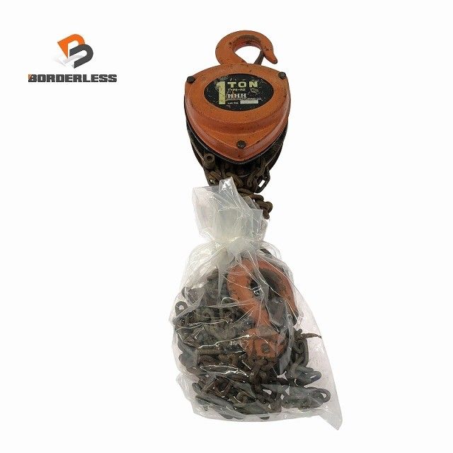 ☆中古品☆HHH スリーエッチ チェーンブロック TYPE-R2 R-CB1TON 荷重
