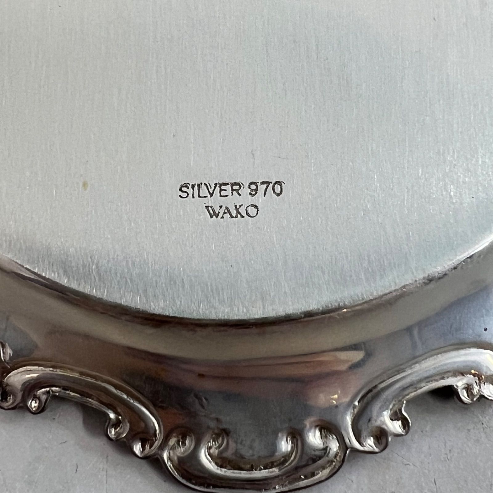 未使用】銀座和光 WAKO ティーストレーナー 銀製品 SILVER970 シルバー