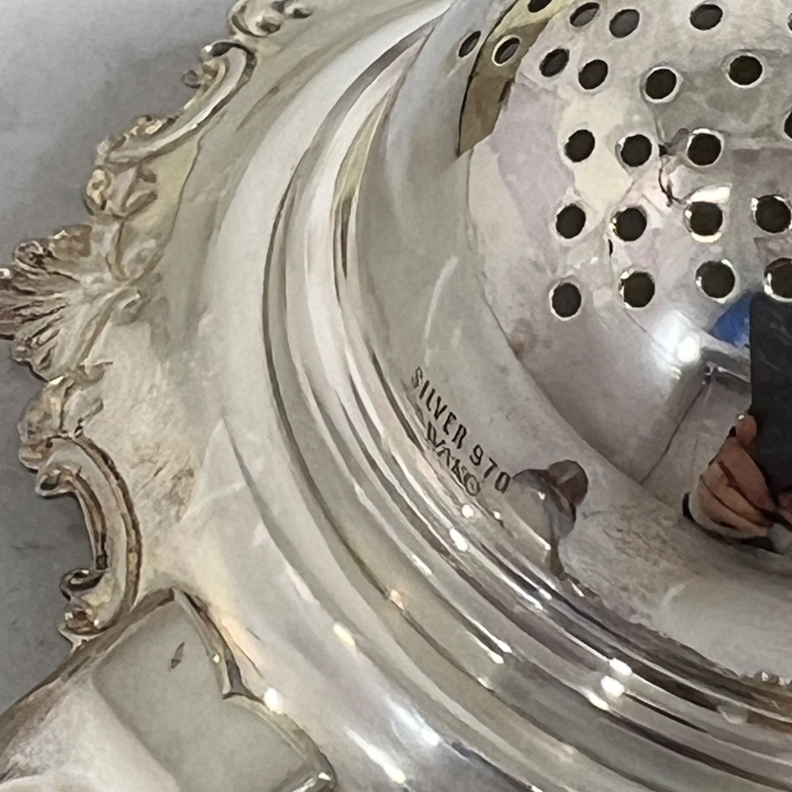 未使用】銀座和光 WAKO ティーストレーナー 銀製品 SILVER970 シルバー