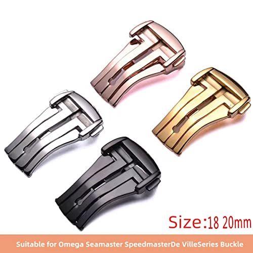 Nywing] 18mm 20mm オメガ尾錠 OMEGA ステンレス鋼 腕時計ベルトD