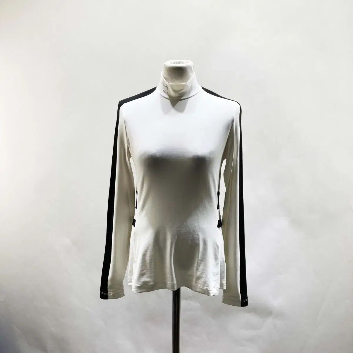 WIDE ANGLE レディース タートルネックインナー Tシャツ ストレッチ 90 ジーンズ センス