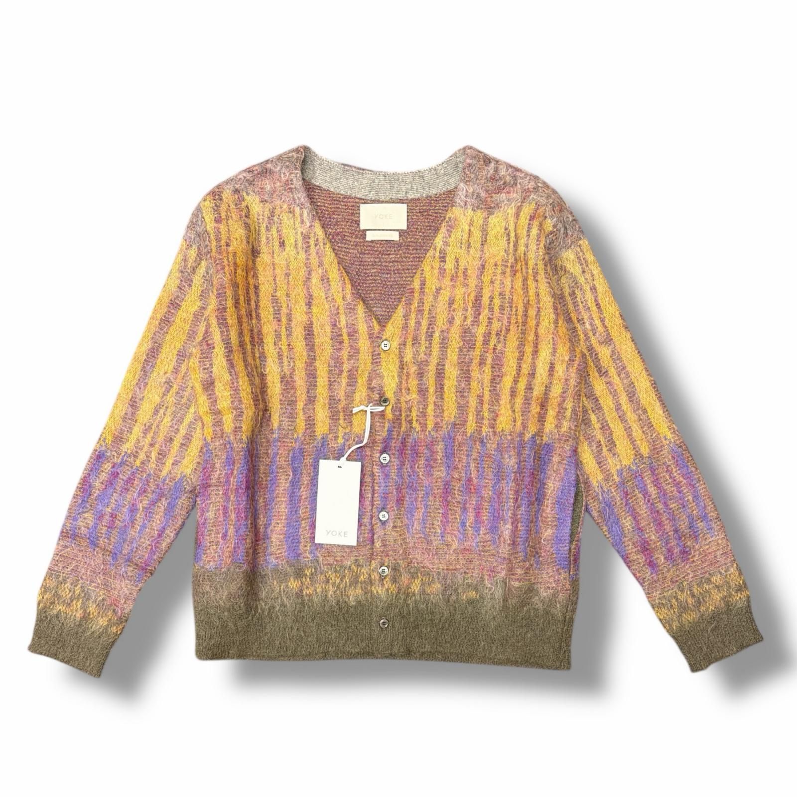 参考上代59400円 未使用 YOKE 25SS Tree Jaquard Mohair Buttoned