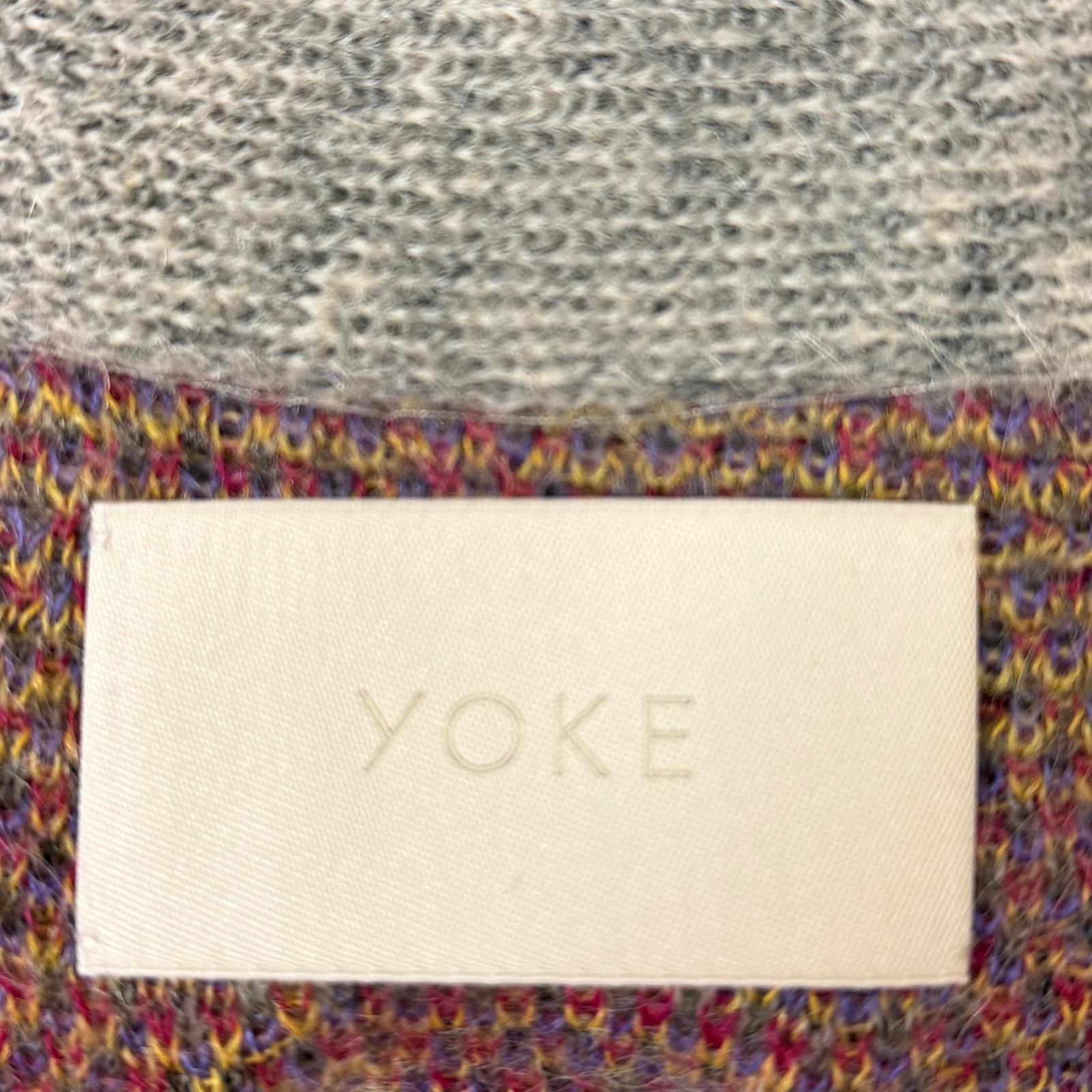 参考上代59400円 未使用 YOKE 25SS Tree Jaquard Mohair Buttoned
