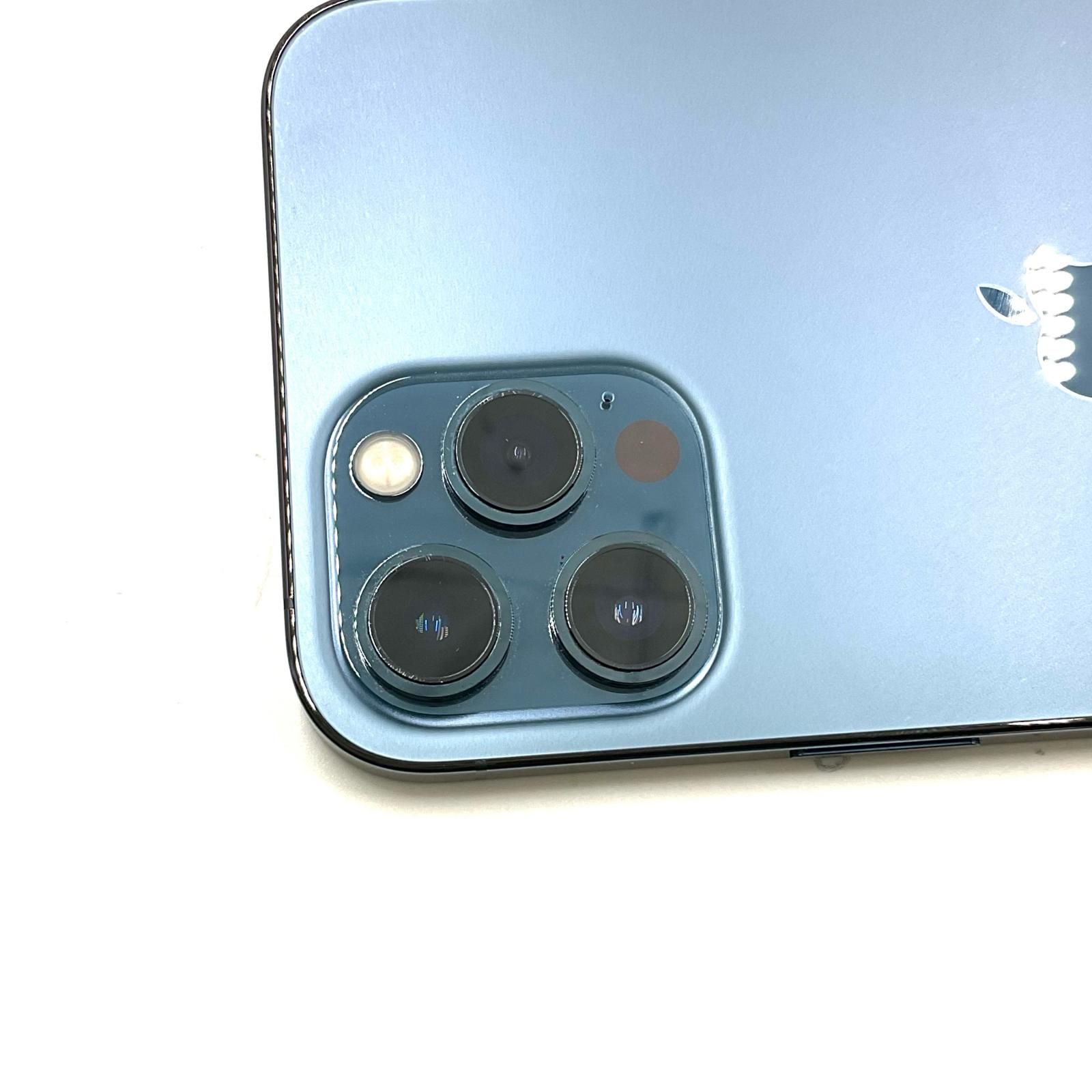 iPhone 12 Pro Max 128GB パシフィックブルー Softbank 白ロム【難有 