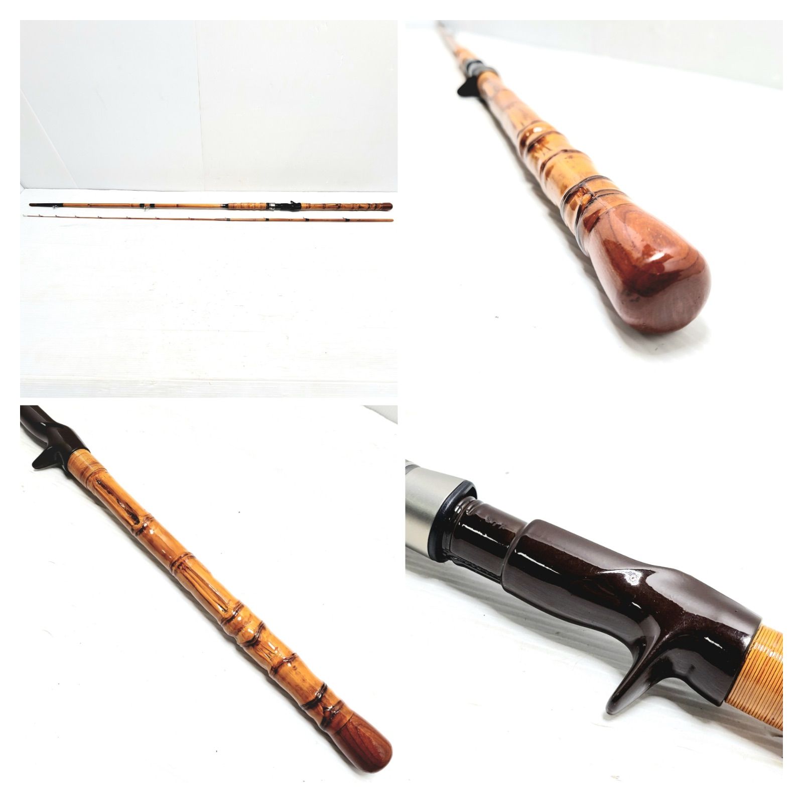 美品】和竿 竹竿 ヘチ 2継 約252cm ケース付き - メルカリ