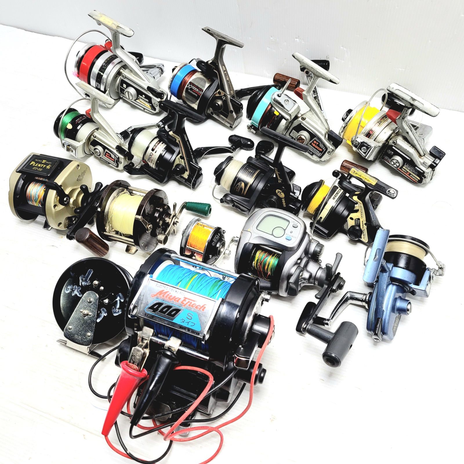 ジャンク品 シマノ ダイワ ミヤエポック 富士 リール 15点まとめ