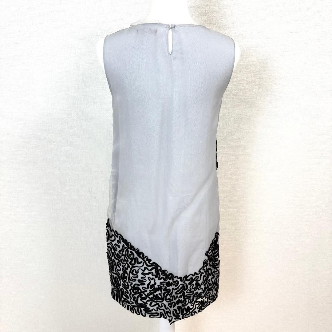 美品 VIVIENNE TAM 掛け軸アートノースリーブワンピース 6 刺繍 - メルカリ