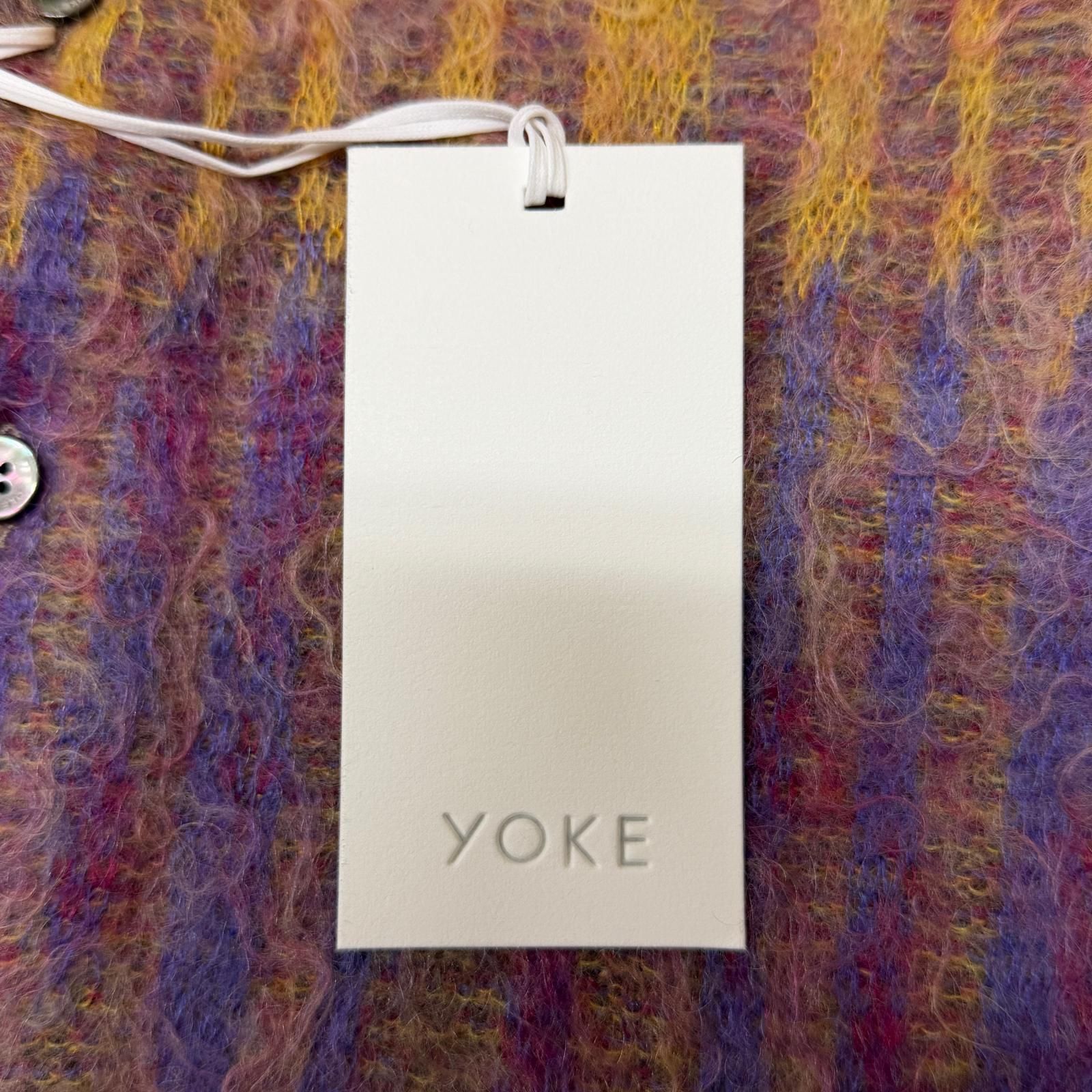 参考上代59400円 未使用 YOKE 25SS Tree Jaquard Mohair Buttoned