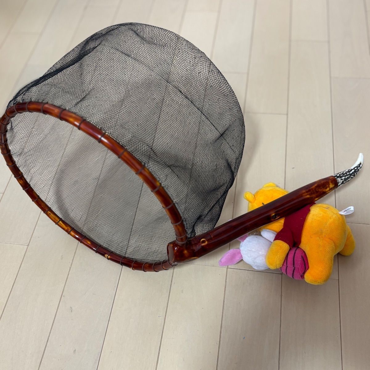 新作渓流タモAB級 ※シミズ2.5mm目手すき替網付(径27C)No.82717AB