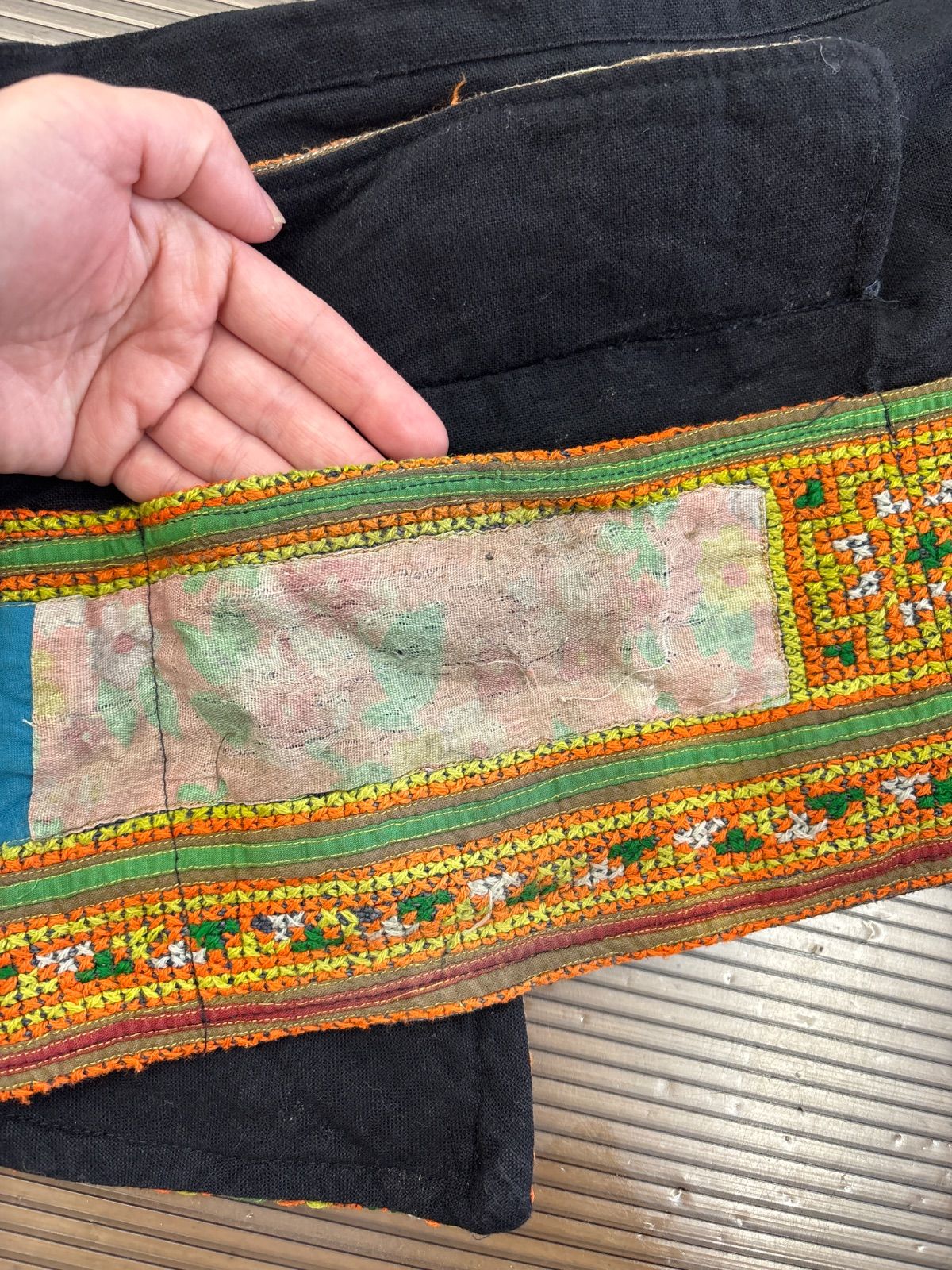 アフガンベルト コレクション モン族 刺繍ビーズベルト カレン族