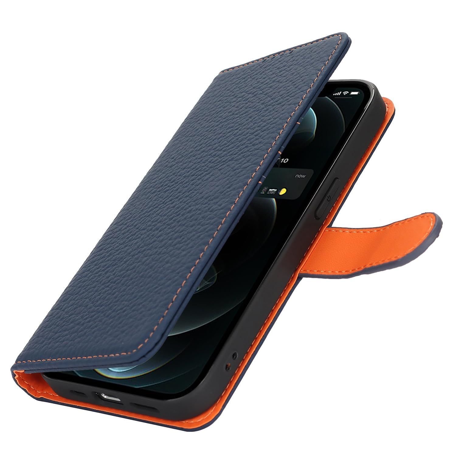 【数量限定】ケース 財布型 ケース カバー 充電対応 iphone Magsafe 12 12 pro 12pro 本革 本革 手帳型 手帳型 携帯スマホカバー iPhone 人気 iPhone おしゃれ for 内蔵マグネット 牛革 for Pro カード収