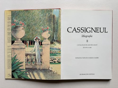 本 CASSIGNEUL lithographe 2冊セット カシニョール画集