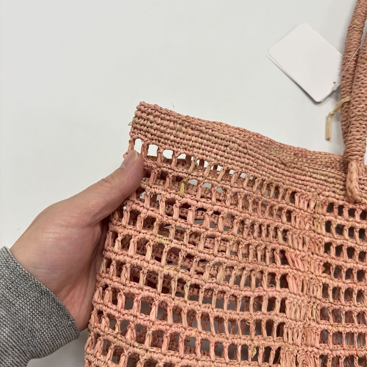 新品 MADE IN MADA メイドインマダ 大容量 カゴ トート バッグ HIT BAG