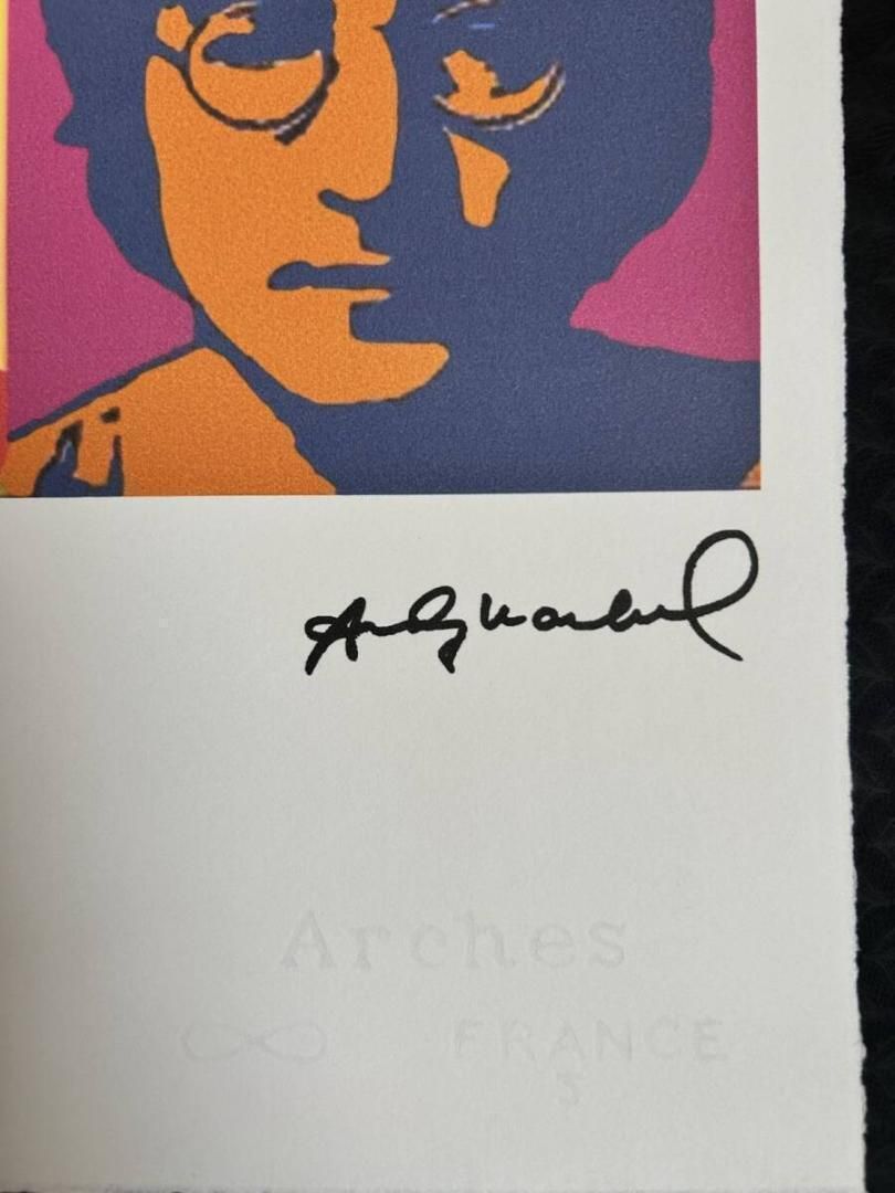 希少・証明書付き】Andy Warhol（アンディウォーホル）サイン入り