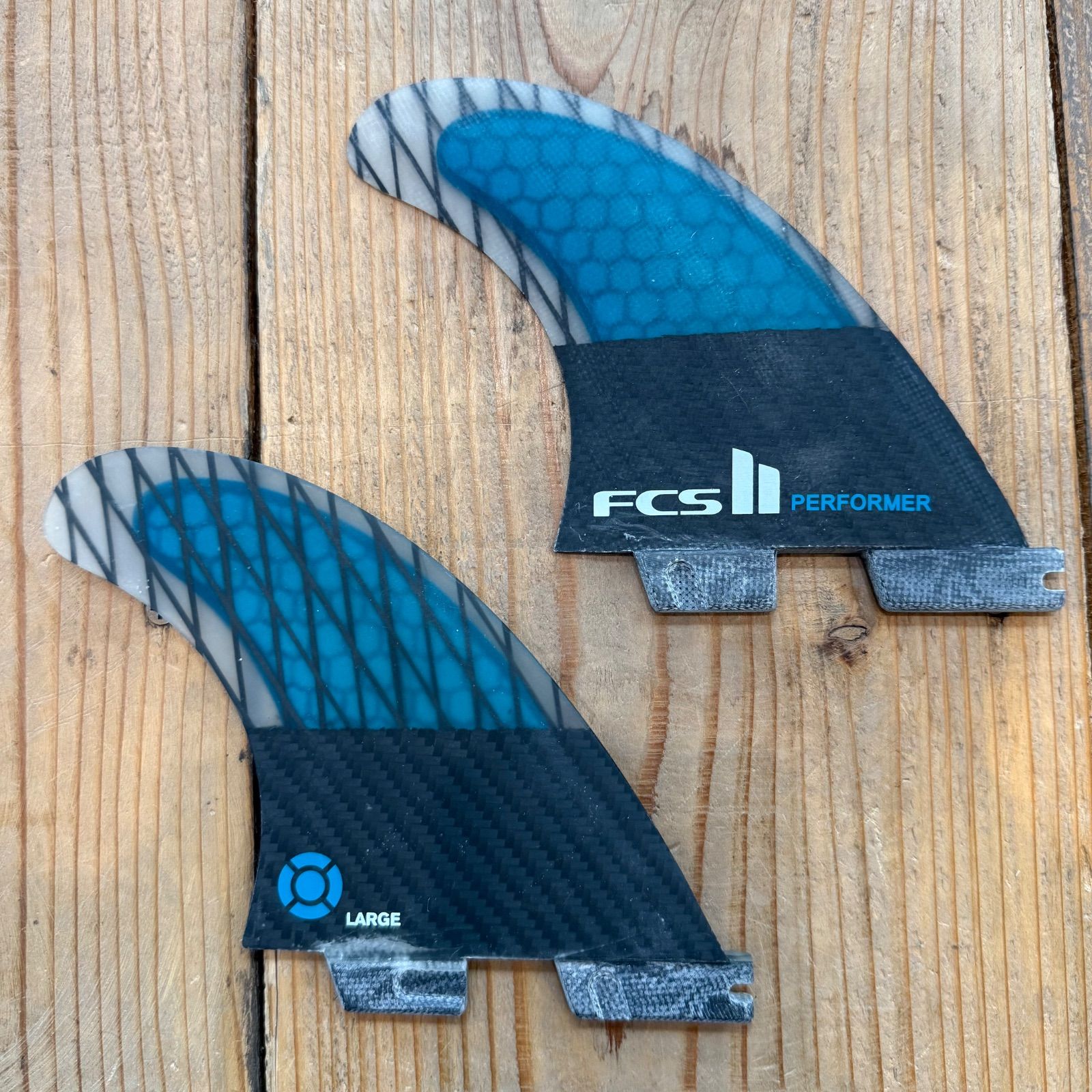 中古品 FCS2 バラ売り ライトフィン レフトフィン LARGE PERFORMER