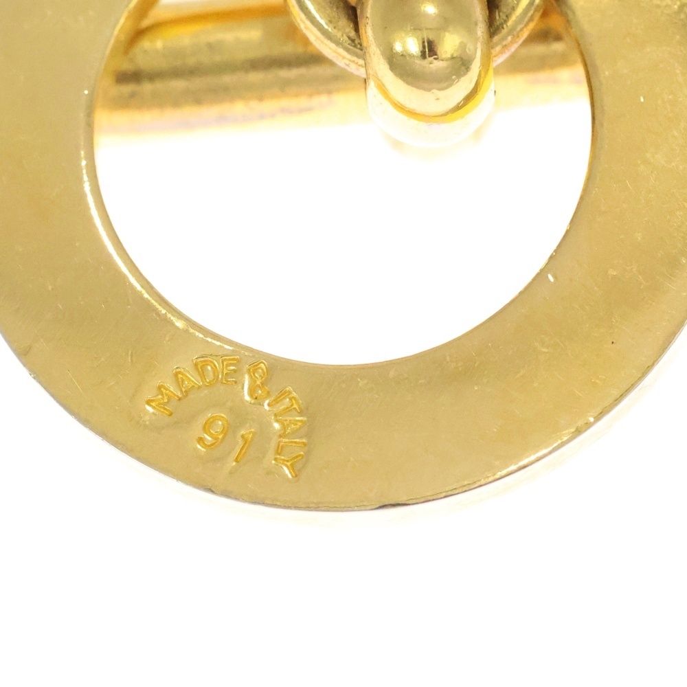 CELINE (セリーヌ) サークルロゴチャーム キーホルダー GP ゴールド