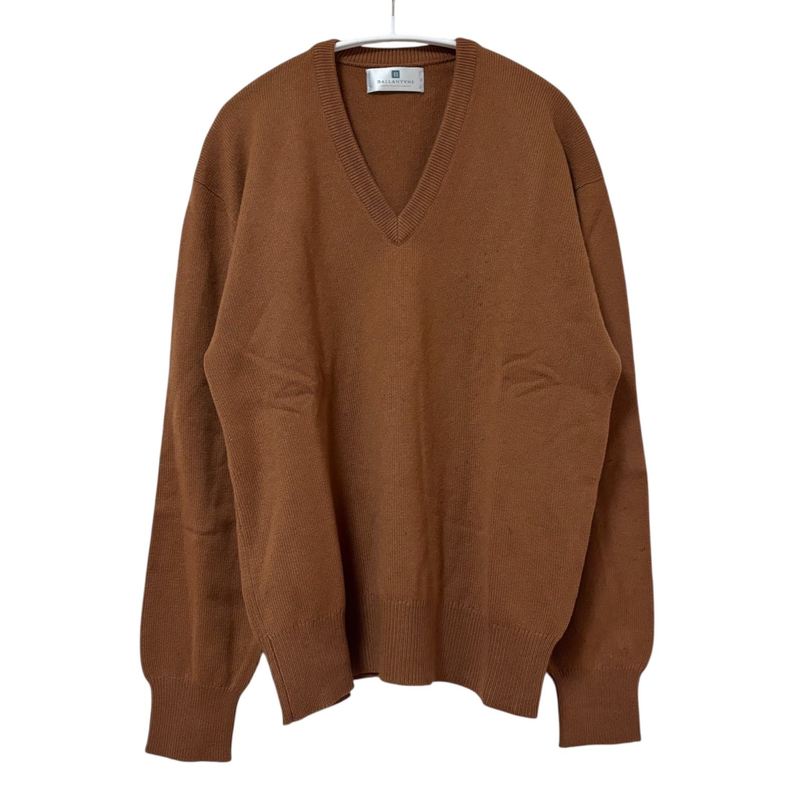 ZM1694 BALLANTYNE バランタイン 100％カシミヤ Vネックニット