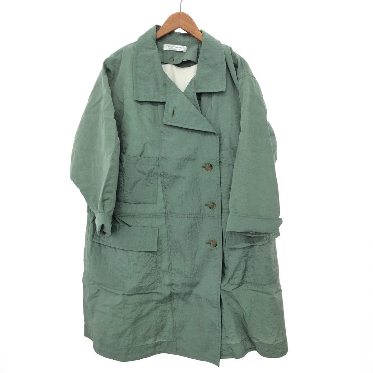 ヤッコマリカルド　コットン　ロングコート YACCOMARICARDO ヤッコマリカルド ロングコート サイズ:2 カーキ