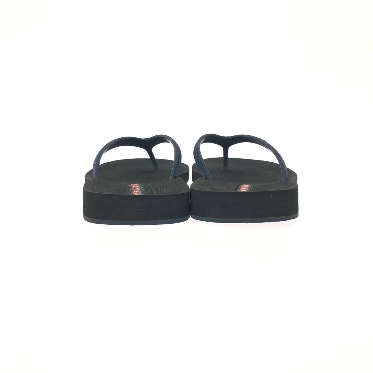 PRADA SPORTS プラダスポーツ ビーチサンダル 表記サイズ:8 ブラック