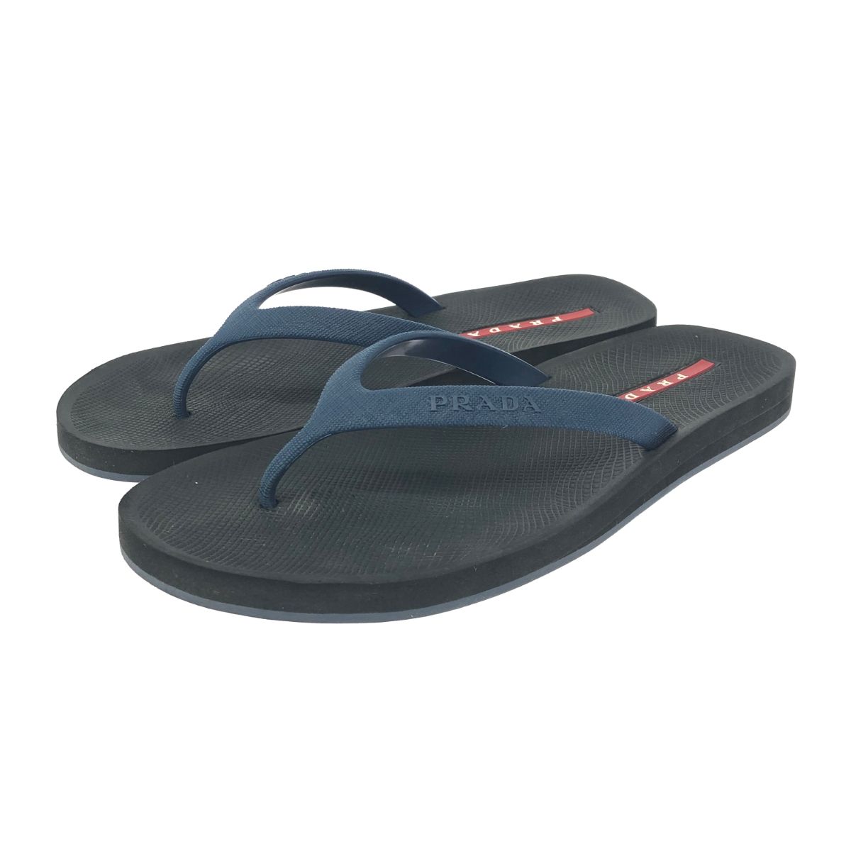 PRADA SPORTS プラダスポーツ ビーチサンダル 表記サイズ:8 ブラック