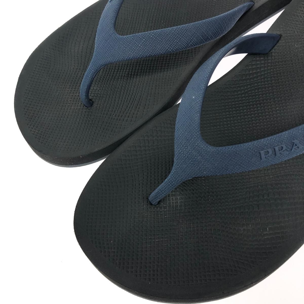 PRADA SPORTS プラダスポーツ ビーチサンダル 表記サイズ:8 ブラック